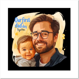 Our First Dad Day Together Posters and Art